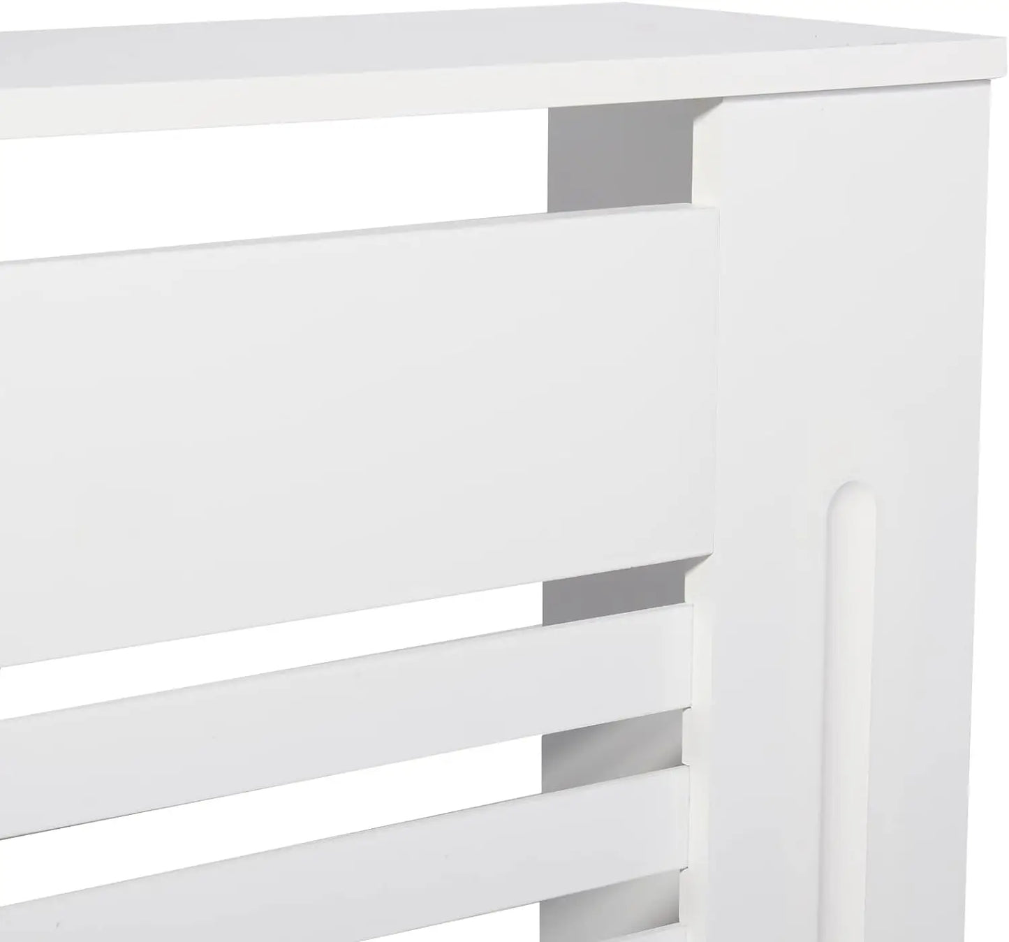 Wood Radiator Cover Modern Tall Radiator Shelf Large Heater Covers Horizontal Slats